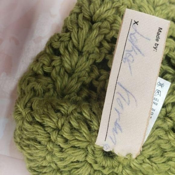 Krochet Kids Handmade‎ Green Beanie Style Cap Hat - Picture 10 of 10